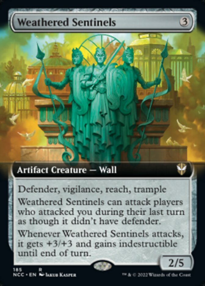 Weathered Sentinels (Extended Art) [Streets of New Capenna Commander] | Play N Trade Winnipeg