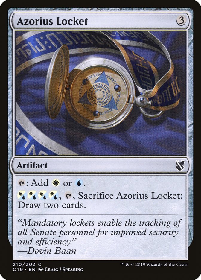 Azorius Locket [Commander 2019] | Play N Trade Winnipeg