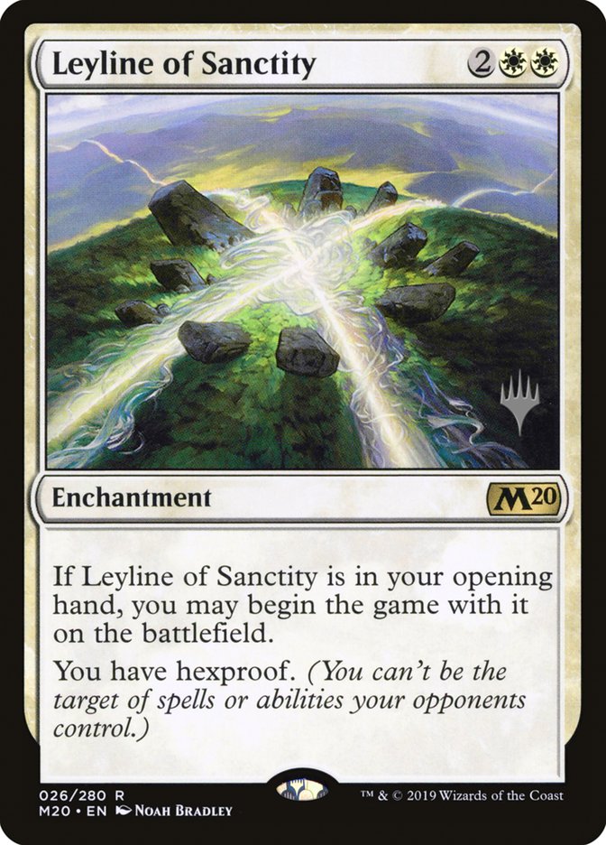 Leyline of Sanctity (Promo Pack) [Core Set 2020 Promos] | Play N Trade Winnipeg