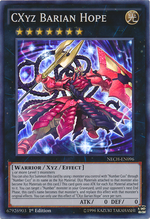 CXyz Barian Hope [NECH-EN096] Super Rare | Play N Trade Winnipeg