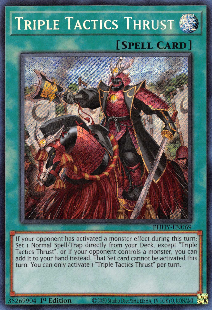 Triple Tactics Thrust [PHHY-EN069] Secret Rare | Play N Trade Winnipeg