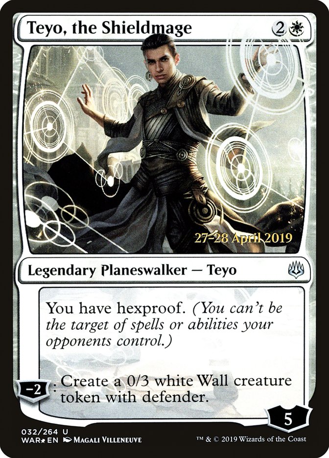 Teyo, the Shieldmage  [War of the Spark Prerelease Promos] | Play N Trade Winnipeg