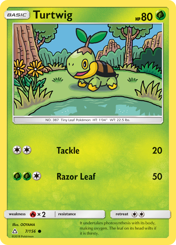 Turtwig (7/156) [Sun & Moon: Ultra Prism] | Play N Trade Winnipeg