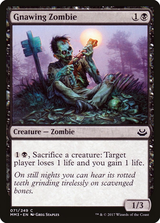 Gnawing Zombie [Modern Masters 2017] | Play N Trade Winnipeg