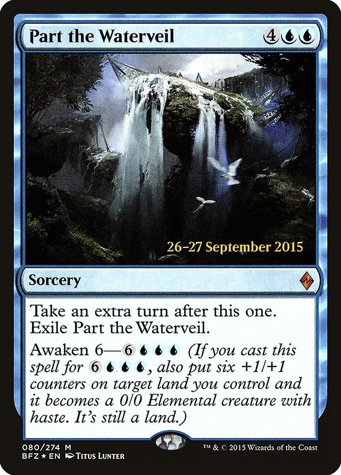 Part the Waterveil  [Battle for Zendikar Prerelease Promos] | Play N Trade Winnipeg