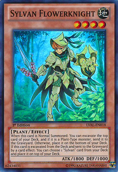 Sylvan Flowerknight [LVAL-EN018] Super Rare | Play N Trade Winnipeg