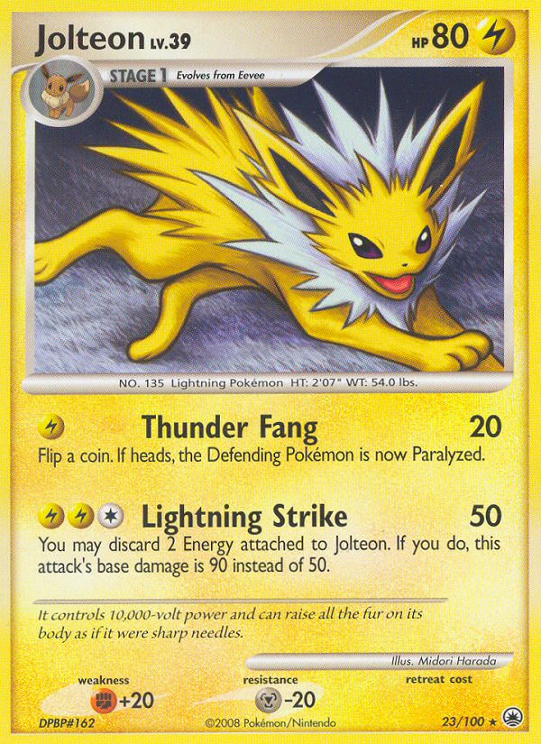 Jolteon (23/100) [Diamond & Pearl: Majestic Dawn] | Play N Trade Winnipeg