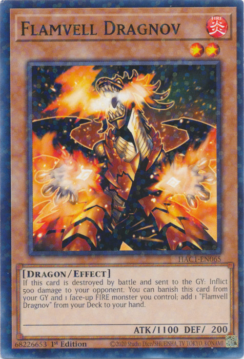 Flamvell Dragnov (Duel Terminal) [HAC1-EN065] Common | Play N Trade Winnipeg