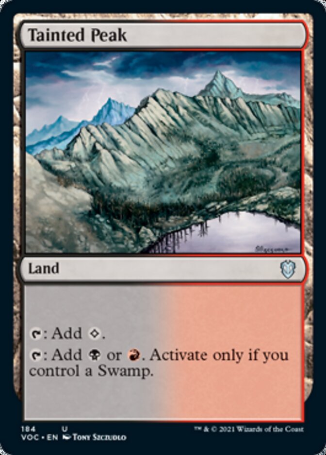 Tainted Peak [Innistrad: Crimson Vow Commander] | Play N Trade Winnipeg