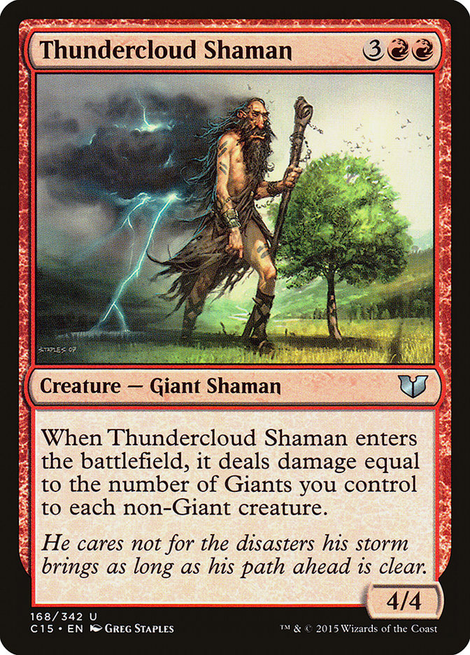 Thundercloud Shaman [Commander 2015] | Play N Trade Winnipeg