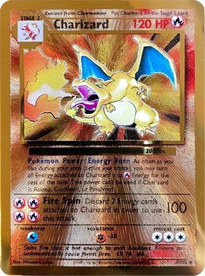 Charizard (4/102) (Celebrations Metal Card) [Celebrations: 25th Anniversary] | Play N Trade Winnipeg