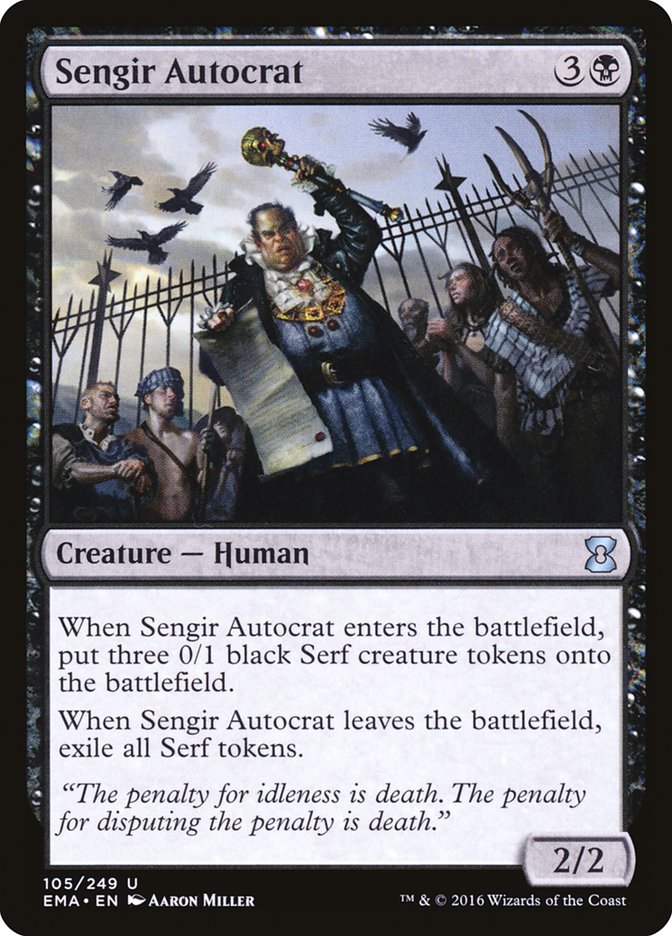 Sengir Autocrat [Eternal Masters] | Play N Trade Winnipeg