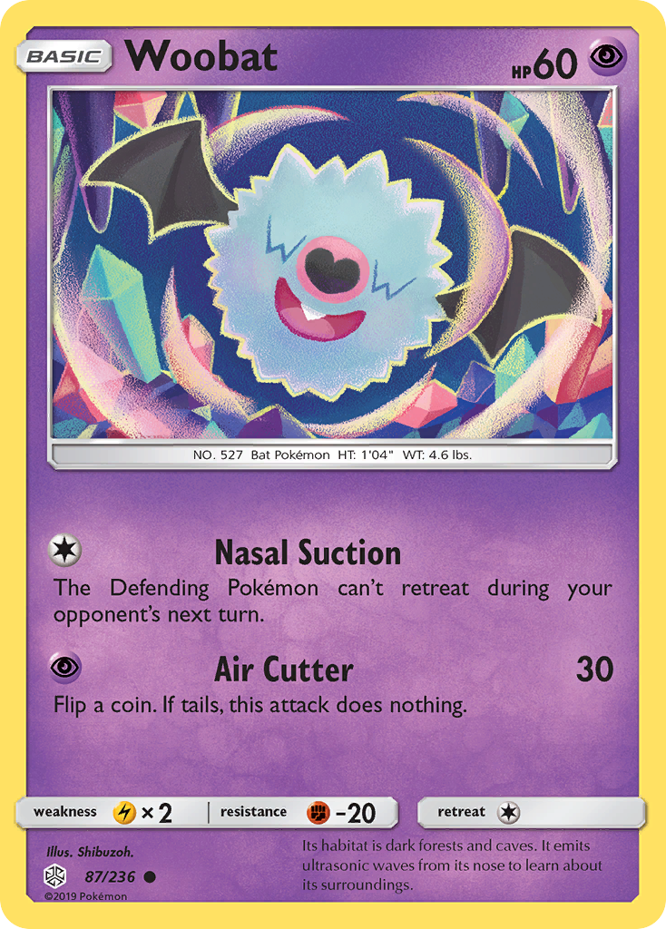 Woobat (87/236) [Sun & Moon: Cosmic Eclipse] | Play N Trade Winnipeg