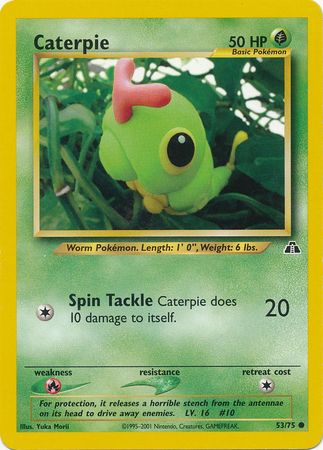 Caterpie (53/75) [Neo Discovery Unlimited] | Play N Trade Winnipeg