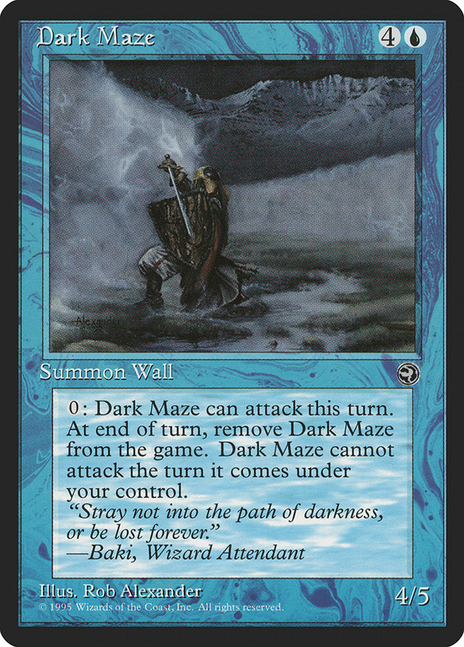 Dark Maze (Baki Flavor Text) [Homelands] | Play N Trade Winnipeg