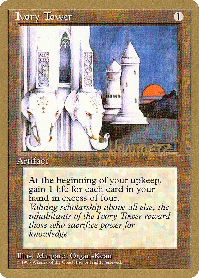 Ivory Tower (Shawn "Hammer" Regnier) [Pro Tour Collector Set] | Play N Trade Winnipeg