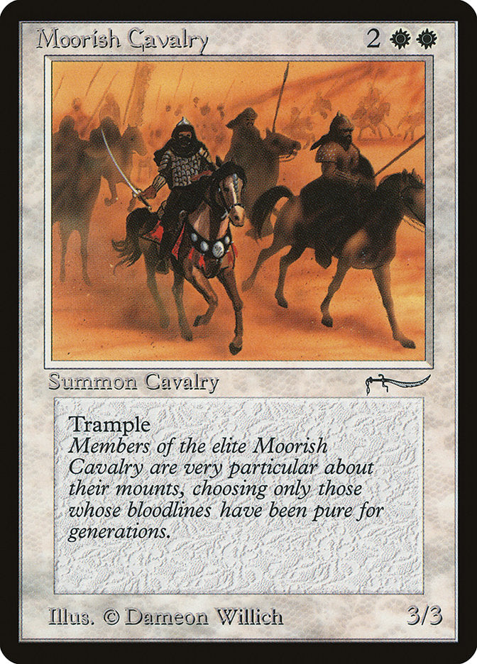 Moorish Cavalry (Light Mana Cost) [Arabian Nights] | Play N Trade Winnipeg