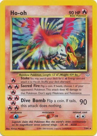 Ho-oh (7/64) [Neo Revelation Unlimited] | Play N Trade Winnipeg