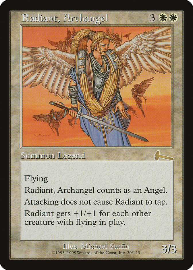 Radiant, Archangel [Urza's Legacy] | Play N Trade Winnipeg