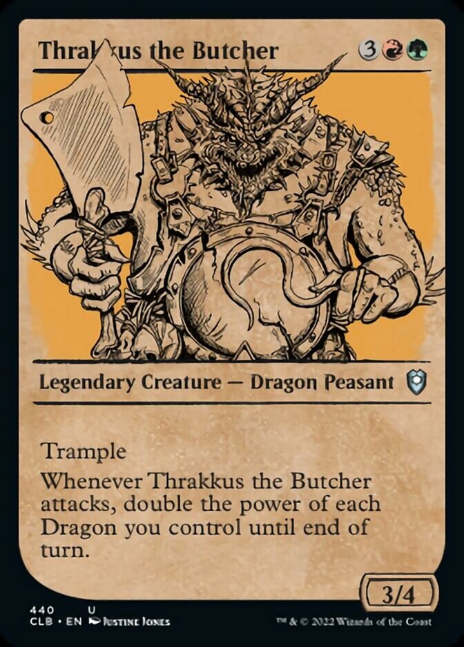 Thrakkus the Butcher (Showcase) [Commander Legends: Battle for Baldur's Gate] | Play N Trade Winnipeg