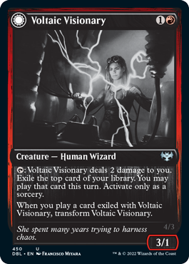 Voltaic Visionary // Volt-Charged Berserker [Innistrad: Double Feature] | Play N Trade Winnipeg