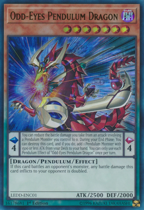 Odd-Eyes Pendulum Dragon [LEDD-ENC01] Ultra Rare | Play N Trade Winnipeg