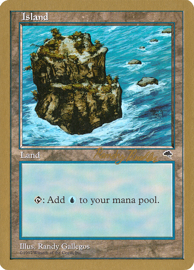 Island (rb335) (Randy Buehler) [World Championship Decks 1998] | Play N Trade Winnipeg