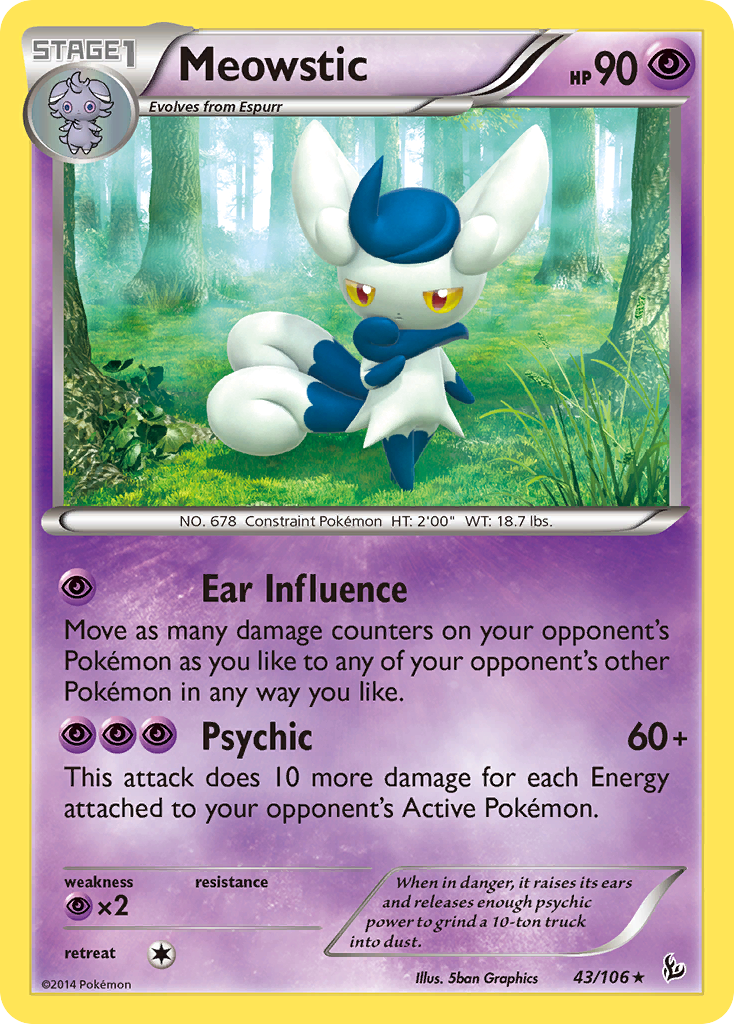 Meowstic (43/106) [XY: Flashfire] | Play N Trade Winnipeg