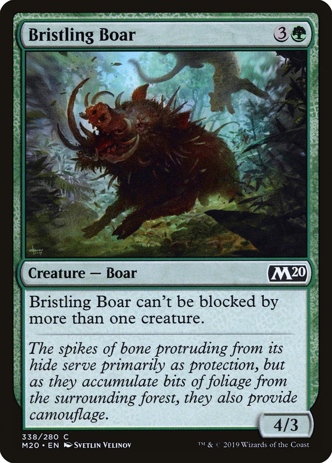 Bristling Boar [Core Set 2020] | Play N Trade Winnipeg