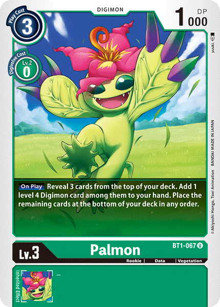 Palmon [BT1-067] [Release Special Booster Ver.1.0] | Play N Trade Winnipeg
