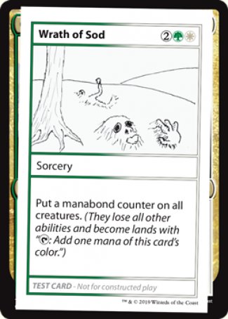 Wrath of Sod (2021 Edition) [Mystery Booster Playtest Cards] | Play N Trade Winnipeg