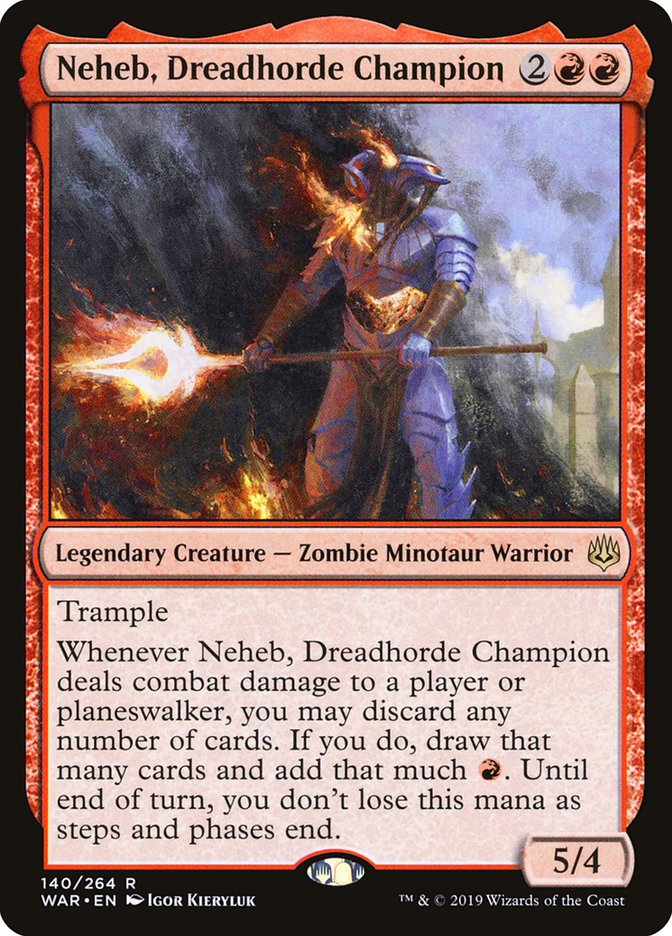 Neheb, Dreadhorde Champion [War of the Spark] | Play N Trade Winnipeg