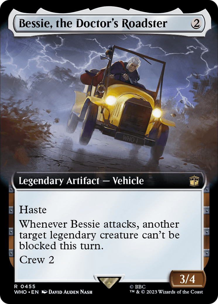 Bessie, the Doctor's Roadster (Extended Art) [Doctor Who] | Play N Trade Winnipeg