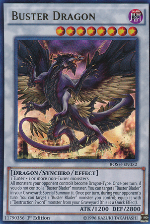 Buster Dragon [BOSH-EN052] Ultra Rare | Play N Trade Winnipeg