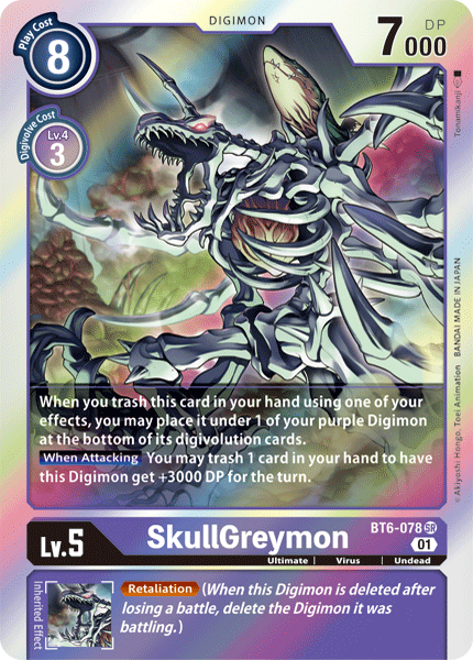 SkullGreymon [BT6-078] [Double Diamond] | Play N Trade Winnipeg