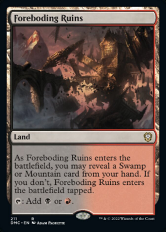 Foreboding Ruins [Dominaria United Commander] | Play N Trade Winnipeg