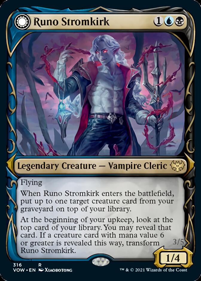 Runo Stromkirk // Krothuss, Lord of the Deep (Showcase Fang Frame) [Innistrad: Crimson Vow] | Play N Trade Winnipeg