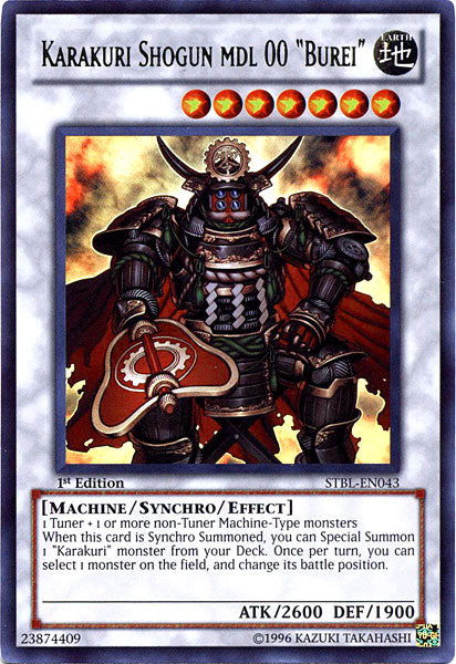 Karakuri Shogun mdl 00 Burei [STBL-EN043] Ultra Rare | Play N Trade Winnipeg