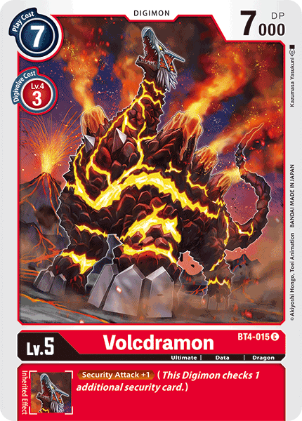 Volcdramon [BT4-015] [Great Legend] | Play N Trade Winnipeg