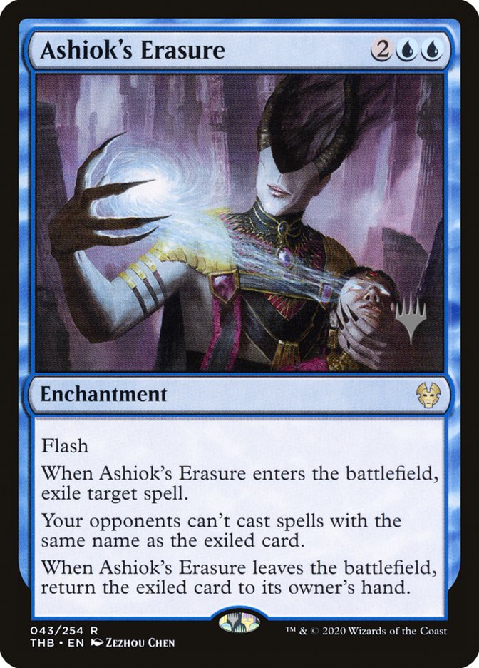 Ashiok's Erasure (Promo Pack) [Theros Beyond Death Promos] | Play N Trade Winnipeg