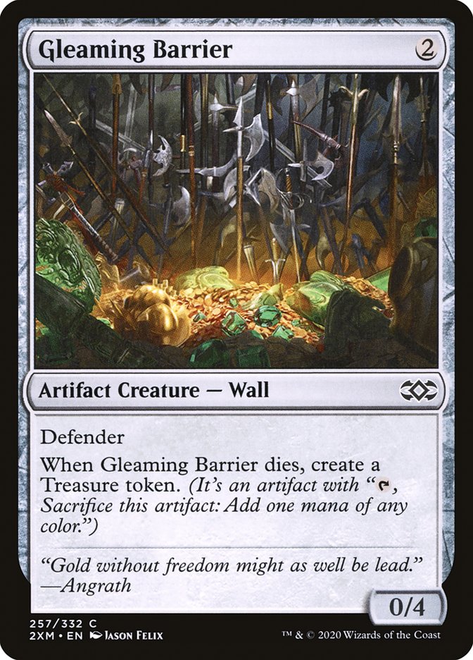 Gleaming Barrier [Double Masters] | Play N Trade Winnipeg