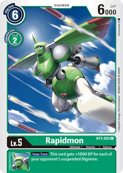 Rapidmon [BT3-052] [Release Special Booster Ver.1.5] | Play N Trade Winnipeg