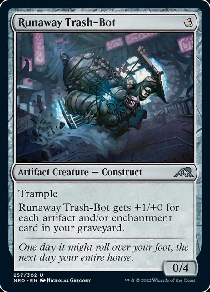 Runaway Trash-Bot [Kamigawa: Neon Dynasty] | Play N Trade Winnipeg