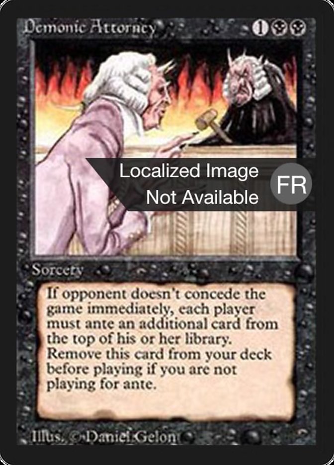 Demonic Attorney [Foreign Black Border] | Play N Trade Winnipeg