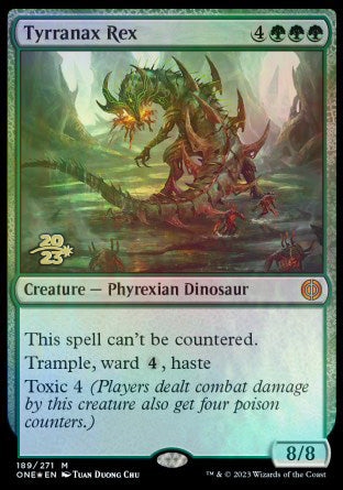 Tyrranax Rex [Phyrexia: All Will Be One Prerelease Promos] | Play N Trade Winnipeg