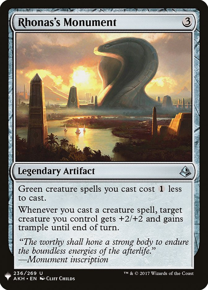 Rhonas's Monument [Mystery Booster] | Play N Trade Winnipeg