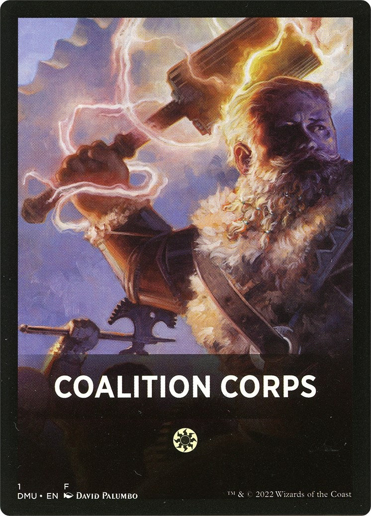 Coalition Corps Theme Card [Dominaria United Tokens] | Play N Trade Winnipeg