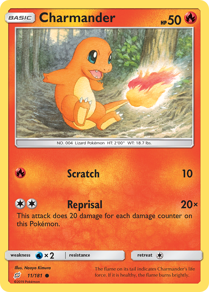 Charmander (11/181) [Sun & Moon: Team Up] | Play N Trade Winnipeg