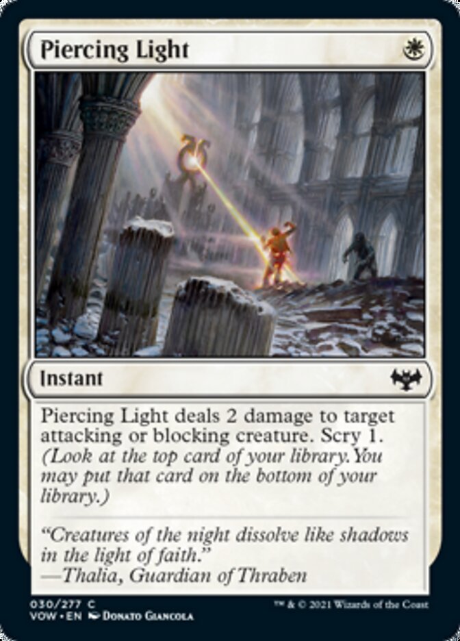 Piercing Light [Innistrad: Crimson Vow] | Play N Trade Winnipeg