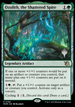 Ozolith, the Shattered Spire (Promo Pack) [March of the Machine Promos] | Play N Trade Winnipeg